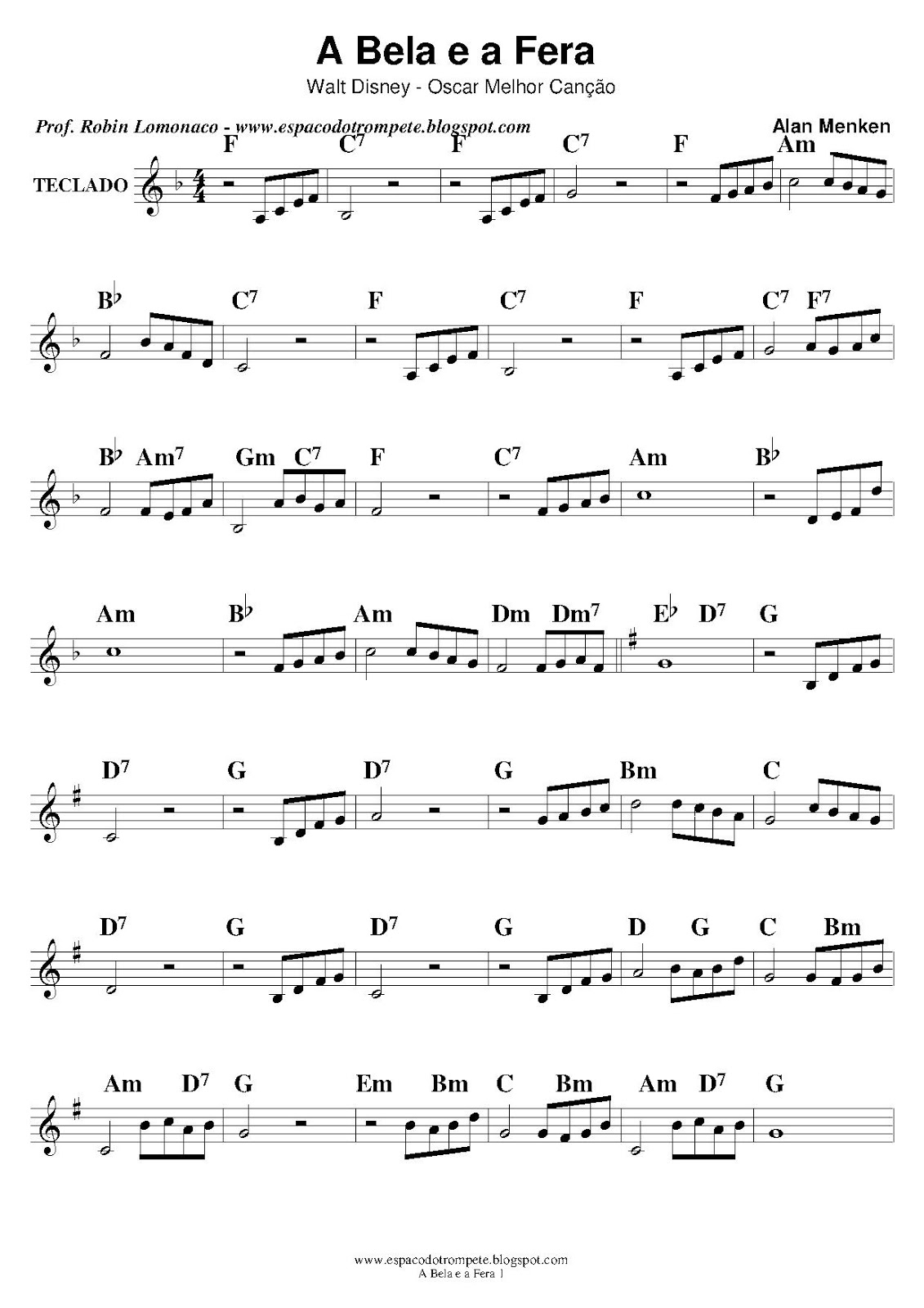 A Bela e a Fera Partitura Espaço do Trompete Tudo o que Você procura está aqui A Bela e a Fera Partitura Espaço do Trompete Tudo o que Você procura está aqui