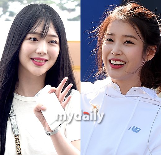 Sulli shows off IU's freshly made food for her