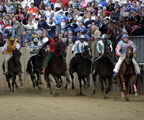 The Palio di Asti is held every September to celebrate a victory over the rival city of Alba in the Middle Ages