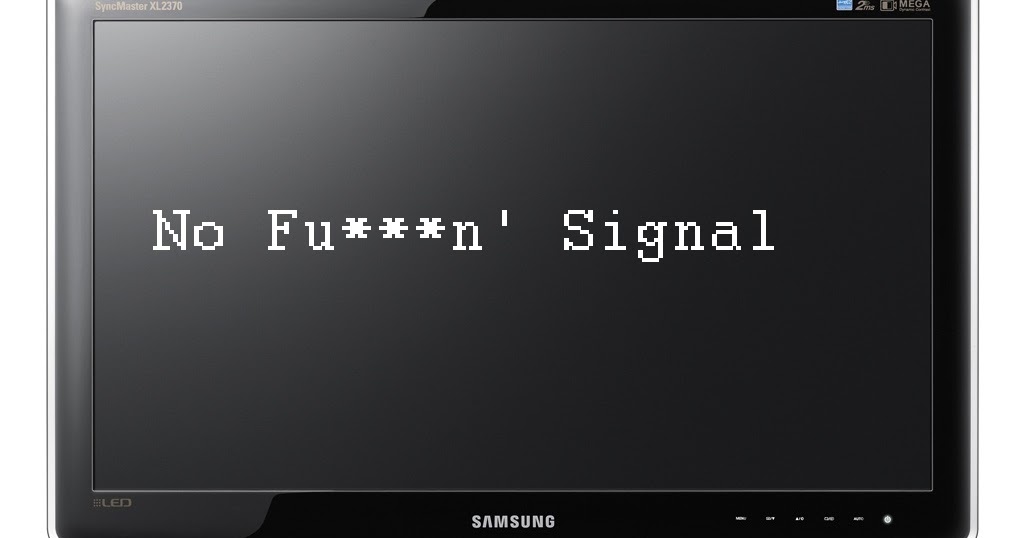 No post no signal from monitor wanton leaf