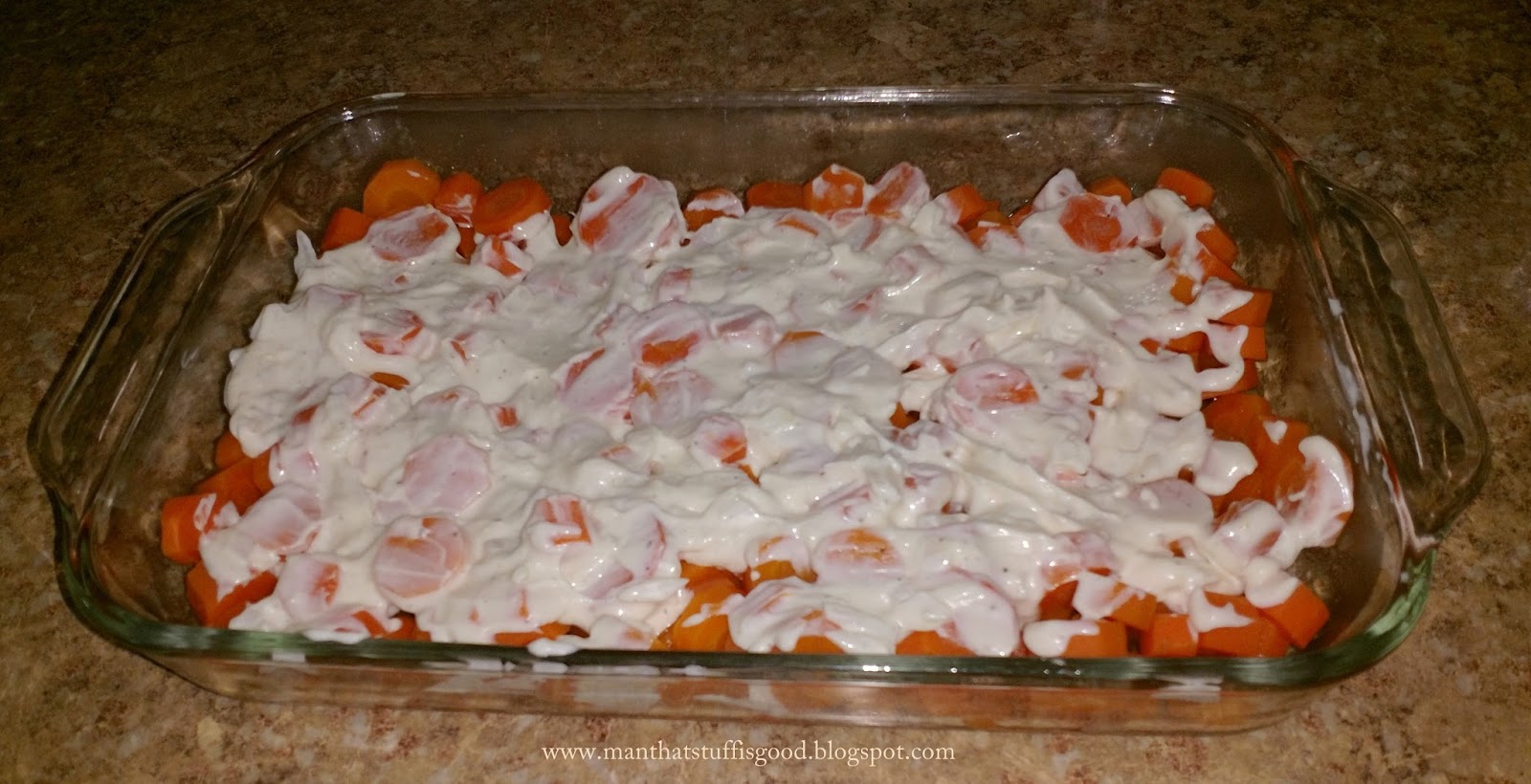 Man That Stuff Is Good! Horseradish Carrot Casserole