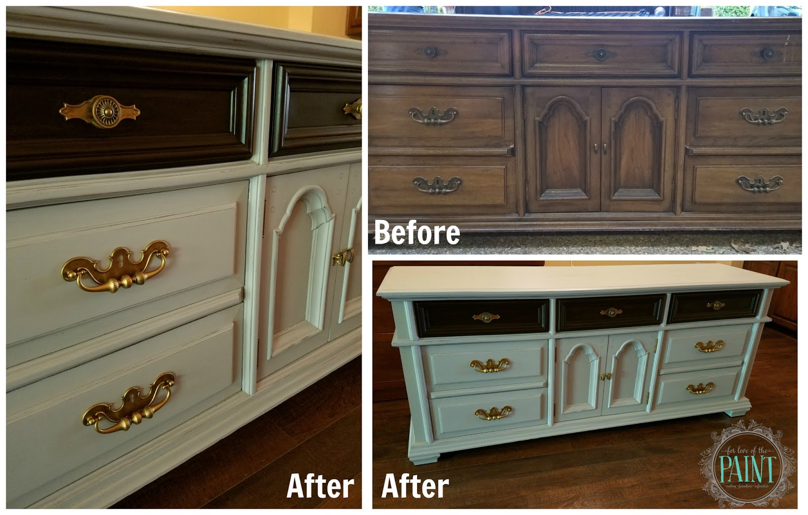 For Love Of The Paint Before And After Vintage Lowboy Dresser