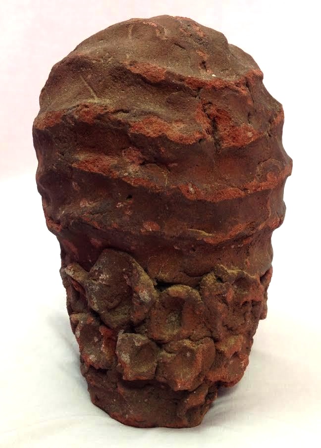 Sewer Tile Sewer Pipe Pottery Antique American Folk Art Sculpture by