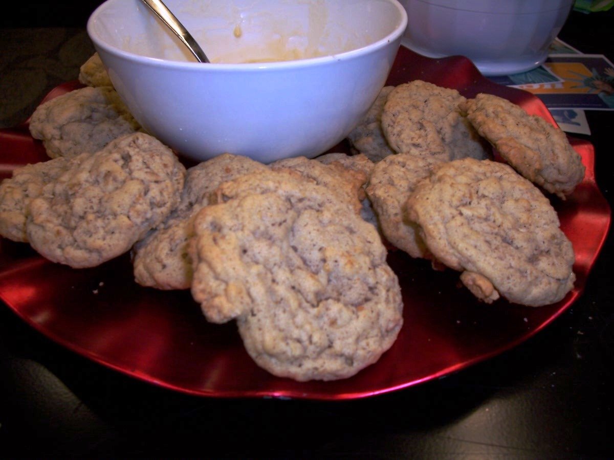 Laced With Love Oatmeal Cookies with Coffee Icing