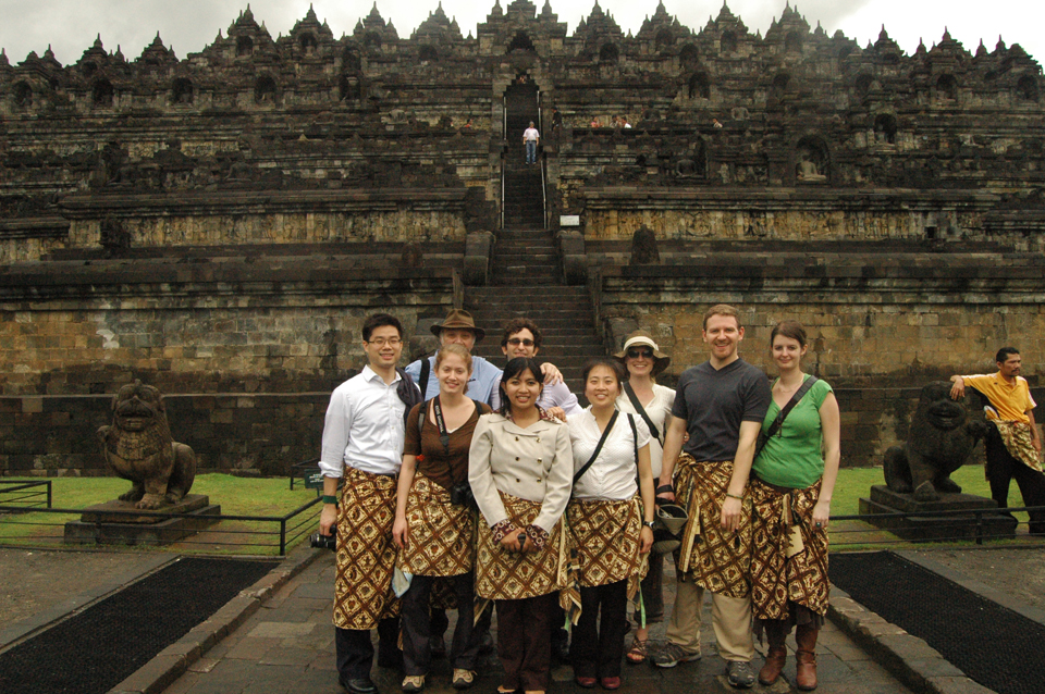 Winter Fellows visit Borobudur Temple