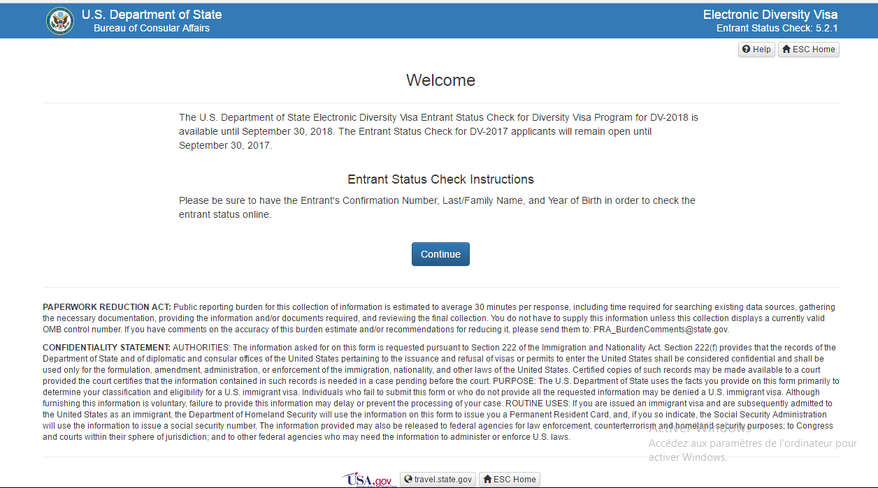 نتائج الهجرة العشوائية الى امريكا 2017 2018