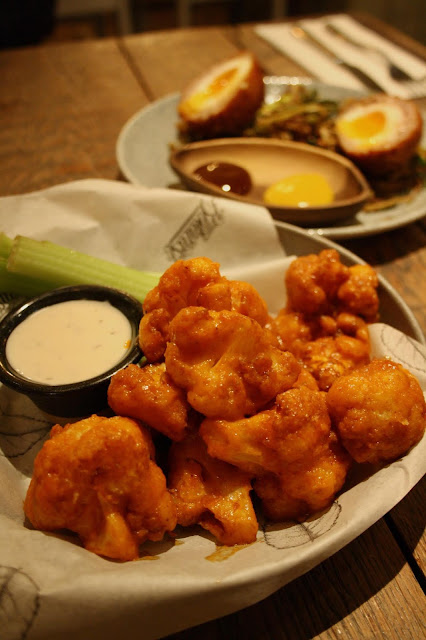 The Botanist review cauliflower wings spicy
