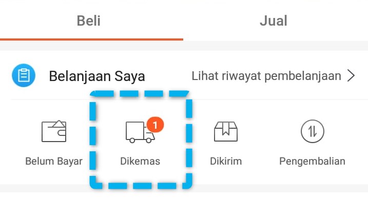 Status Pengiriman Shopee Dikemas Terus Estatu Para Zap