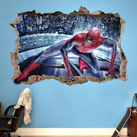 Vinilos de super héroes para decorar la habitación de los niños SPIDER MAN