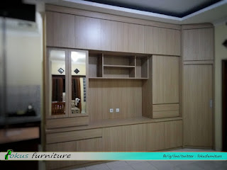 Kabinet tv full plafon tanpa handle Kabinet tv full plafon tanpa handle