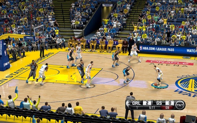 Warriors HD Court | NBA 2K14 PC Mod