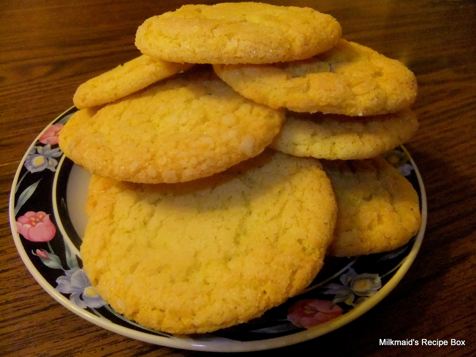 Milkmaid's Recipe Box: Egg Yolk Cookies*