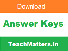 image : KVS Answer key @ TeachMatters.in