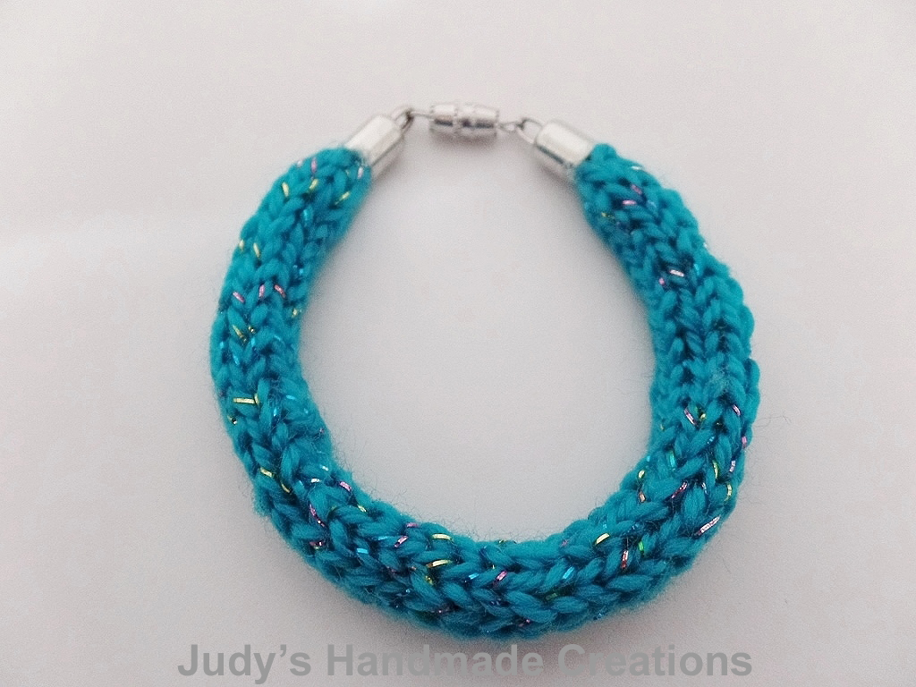 Judy's Handmade Creations Knitted Bracelet!