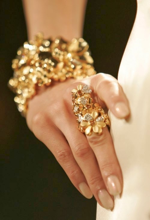 Gold bracelet & Ring