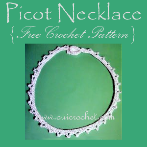 Crochet Picot Necklace