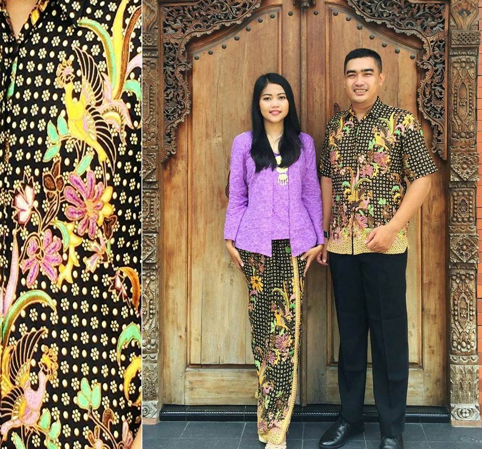 34 model baju kebaya batik couple modern untuk 