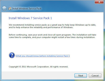 Continuing Windows 7 SP1.