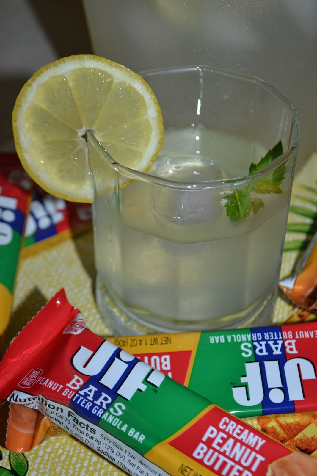 Spice Up your Life Lemonade is a Perfect Drink After Eating Jif Peanut
