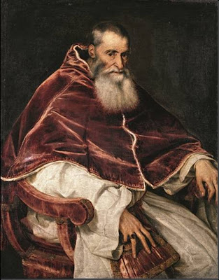 Ritratto di Paolo Farnese senza camauro, Tiziano