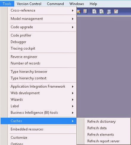 Dynamics AX quirks: Refresh AOT elements