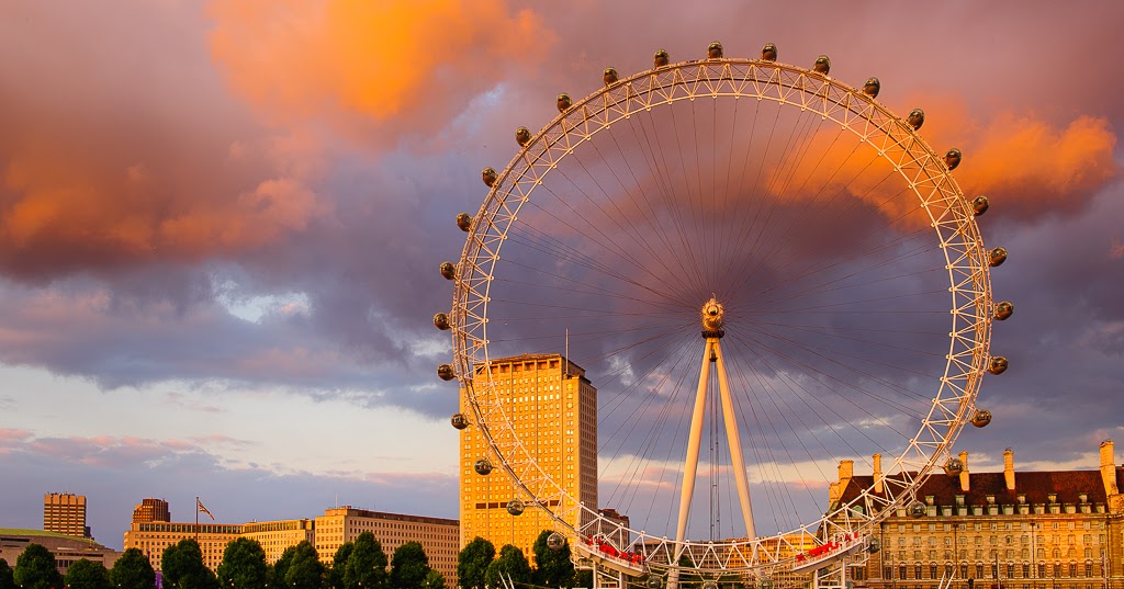 Light Happens London Eye At Sunset