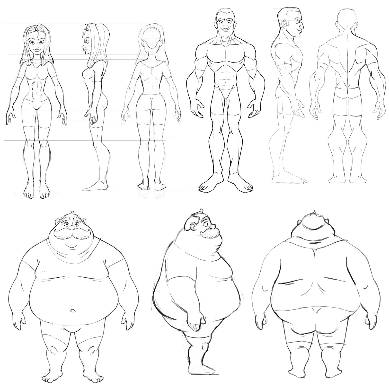 Biggest drawing. Mitch Leeuwe. Модели муж персонажей. Character body Types. Мультперсонажи референсы t-pose.