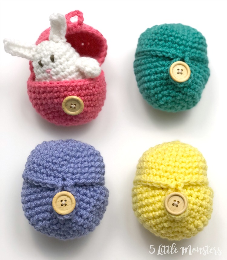 5 Little Monsters: More Crocheted Surprise Eggs