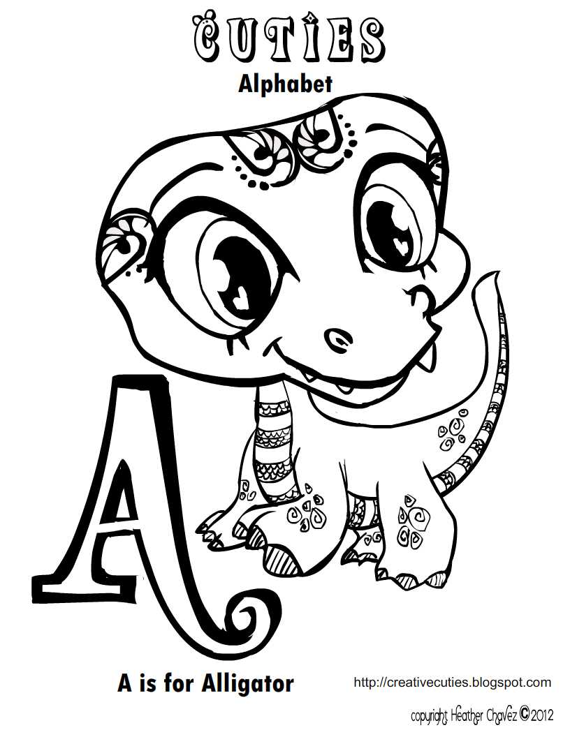 Quirky Artist Loft 39Cuties39 Free Animal Coloring Pages