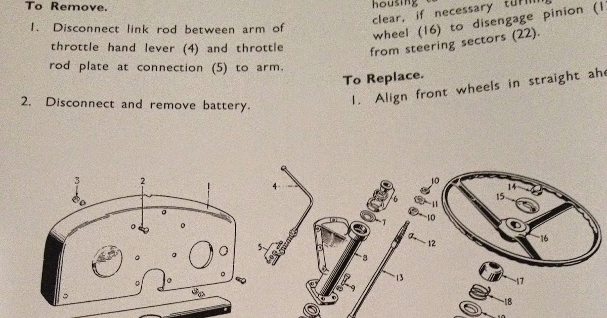 Ferguson TEA20 Restoration The steering