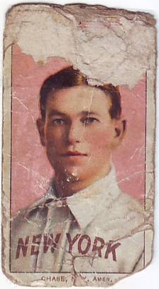 poor old baseball cards: 1909 T206 Hal Chase