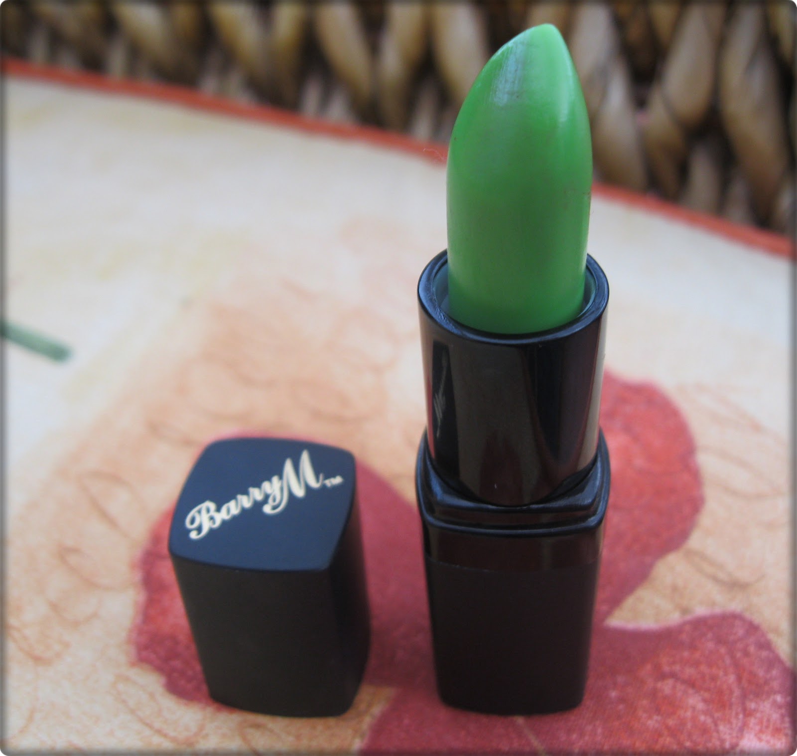 Laura Larrie Green Lipstick?!