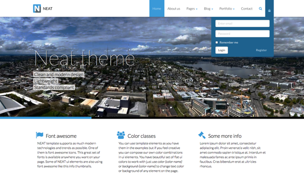 [DOWNLOAD] Neat - The Clever Template - kurapbootstrap