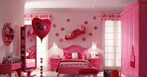 10 desain kamar  tidur  anak perempuan barbie  Desain Interior