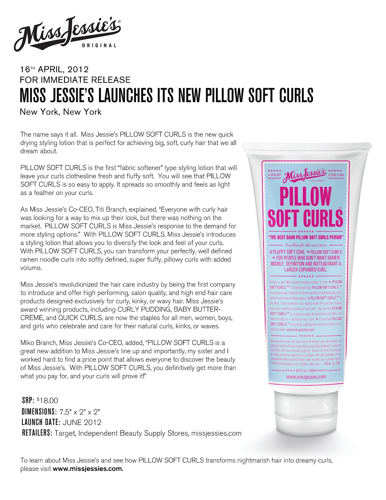 Press products. Press release example. Pillow Soft Curls. Thebest darn Curl Cremes period перевести. New product.