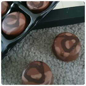 close up of hotel chocolat praline chocolates