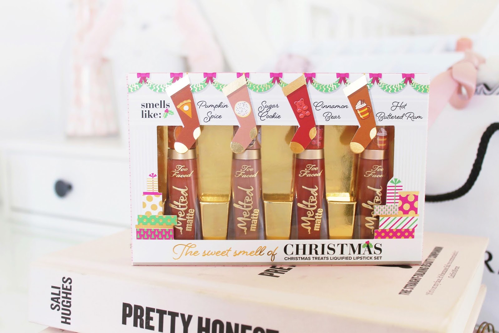 Too Faced holiday collection 2018, The Sweet Smell of Christmas set review