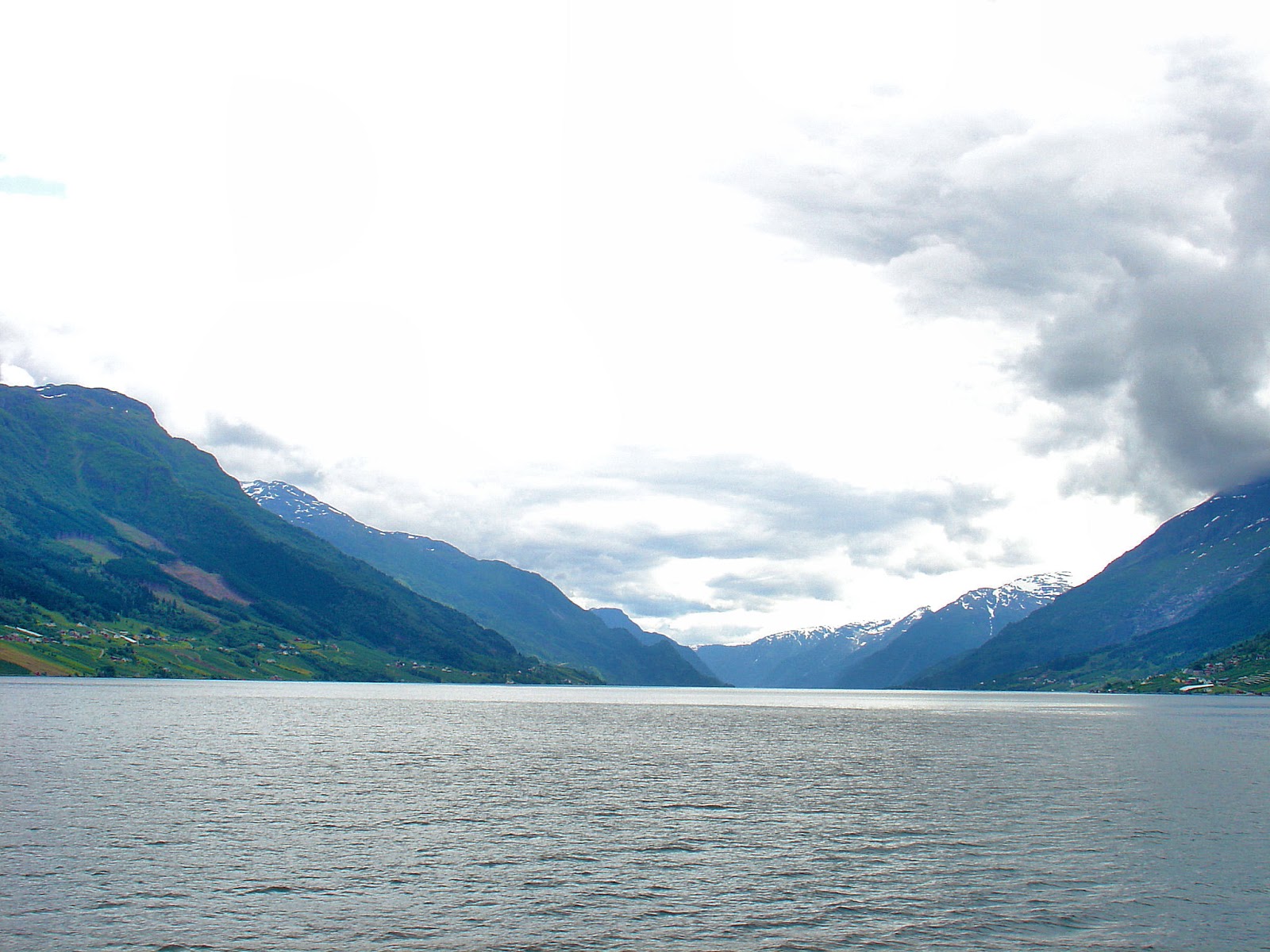 Another view of the Hardangerfjord or Queen's Fjord.