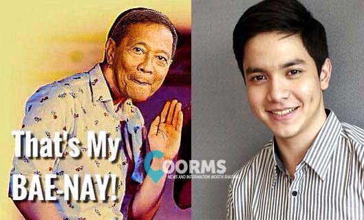 Bae Alden Richards was chosen by Vice President Binay to Portray him in a Biopic