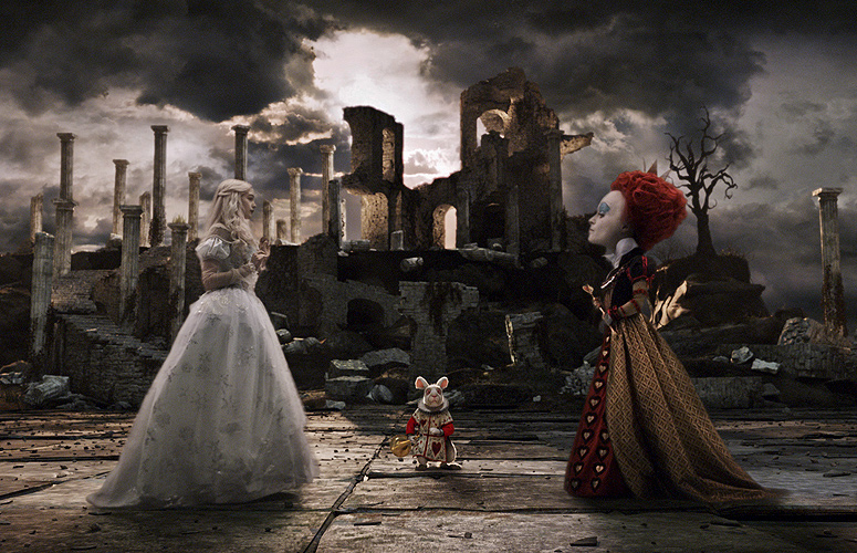 Night with her train of stars The White Queen