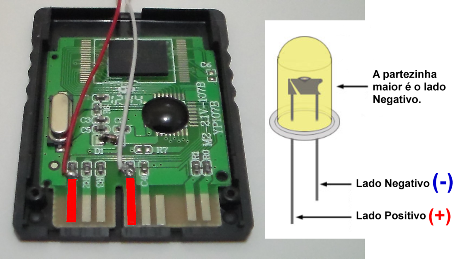 Blog do UsagiRu (TUTORIAL) LED NO MEMORY CARD DO PLAYSTATION 2