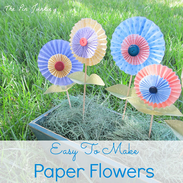 Folded Paper Flowers