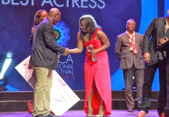 Uche Jombo Wins Best Actress Award & $2000 Cash Prize At AFRIFF 2013