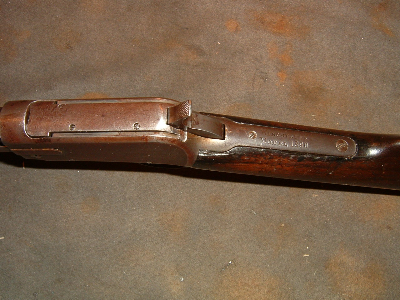 Winchester 1890 22 wrf disassemble