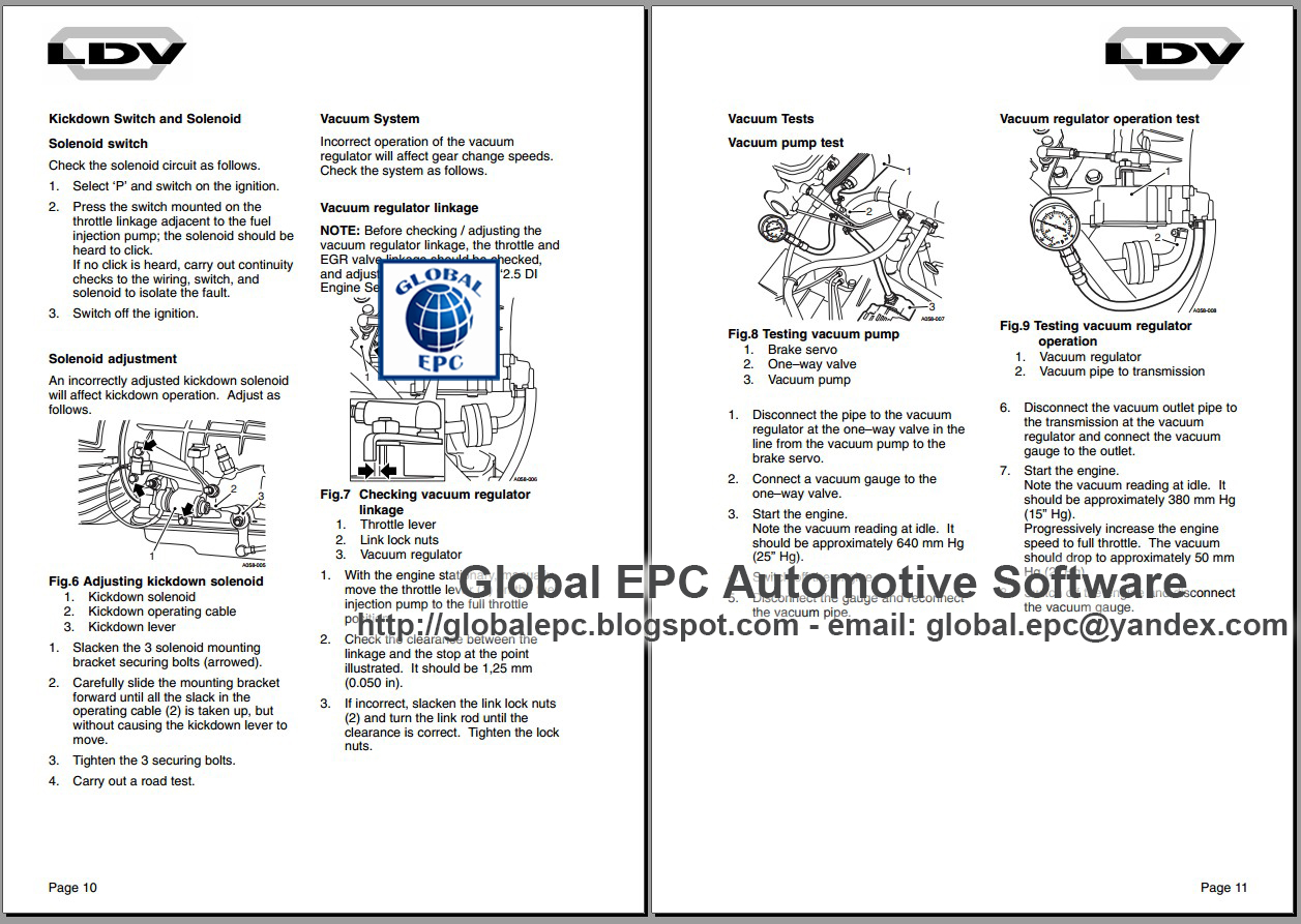AUTO MOTO REPAIR MANUALS LDV CONVOY PILOT REPAIR MANUAL AND