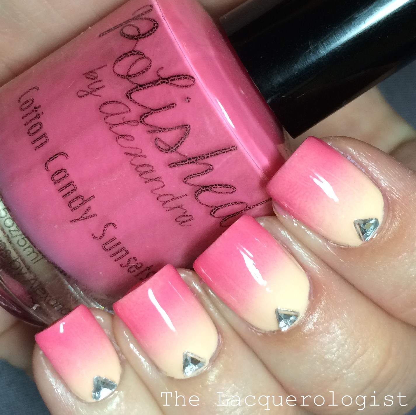 Gradient + Rhinestones with Nail Jewelry Bling Liquid Nail Tape ...