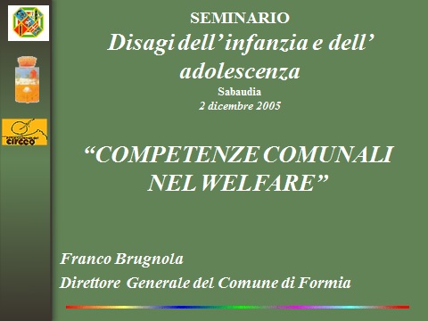 Competenze comunali nel welfare