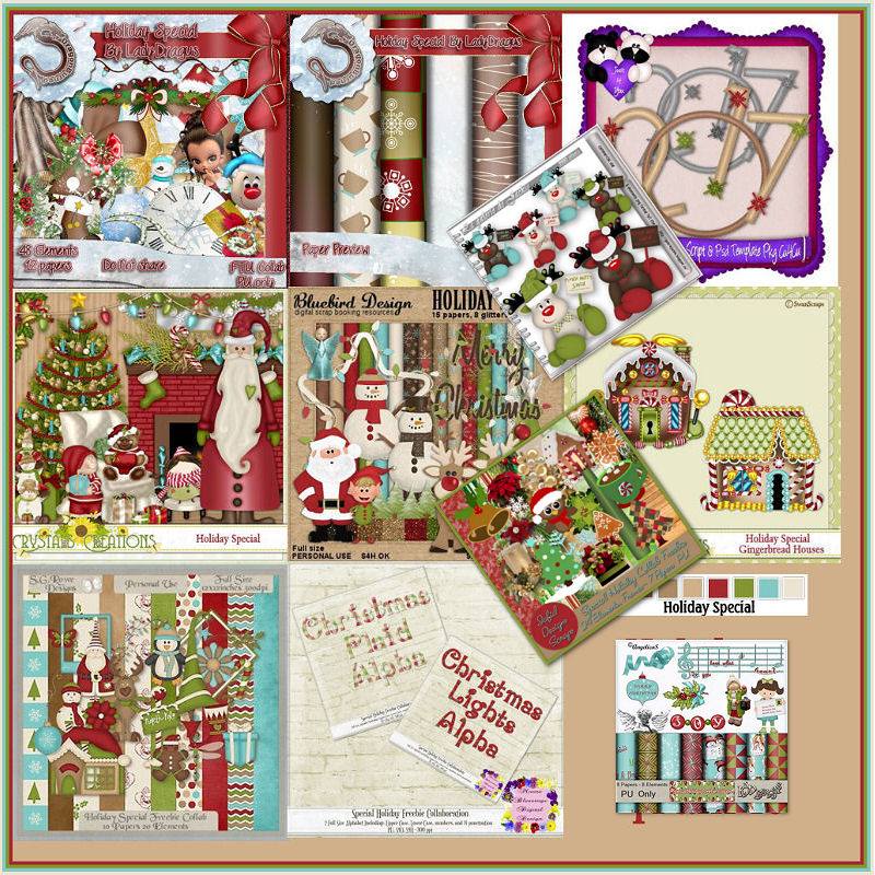 La galerie de Jackie: Special holiday freebie collabs