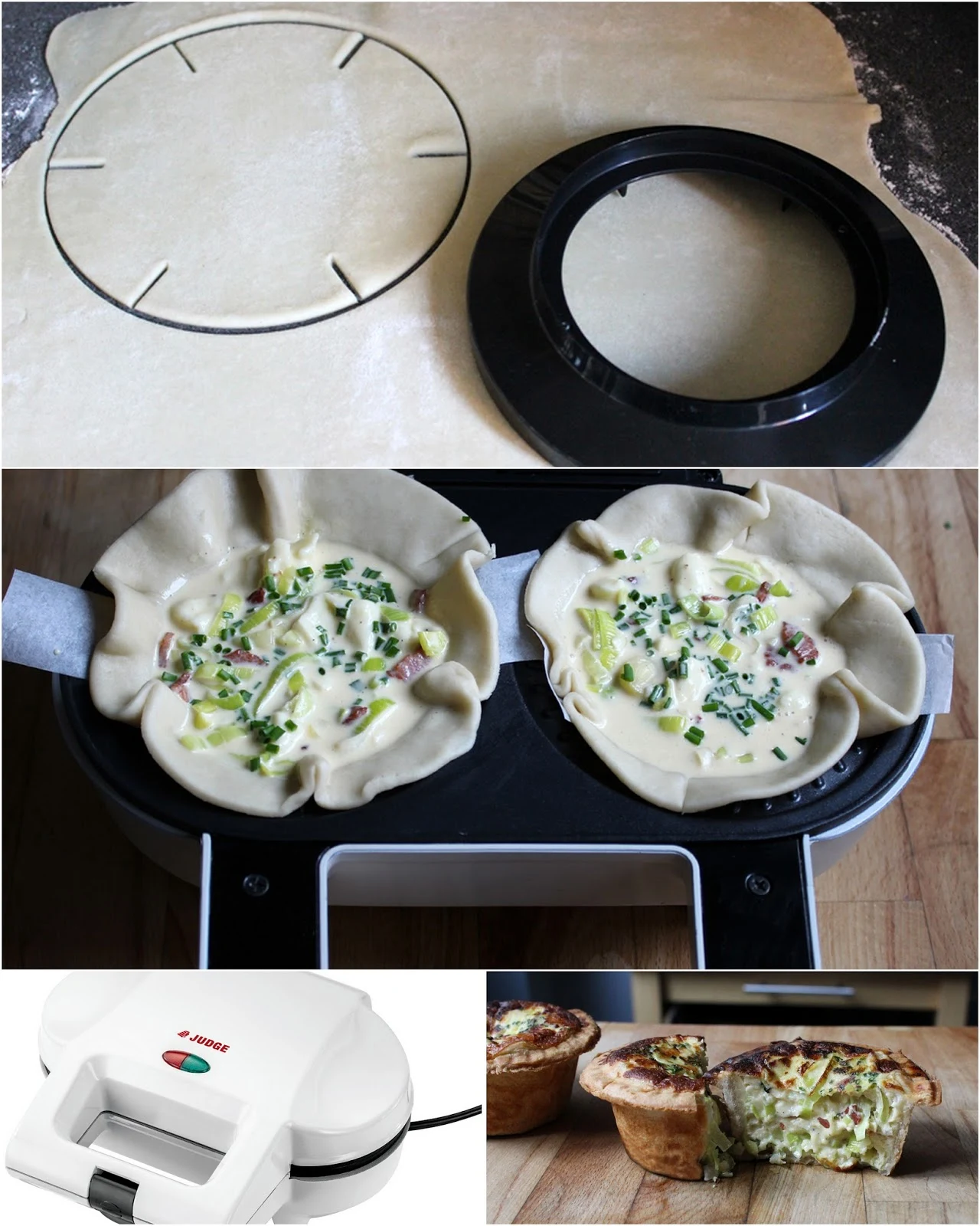 Step by step how to use an electric pie maker