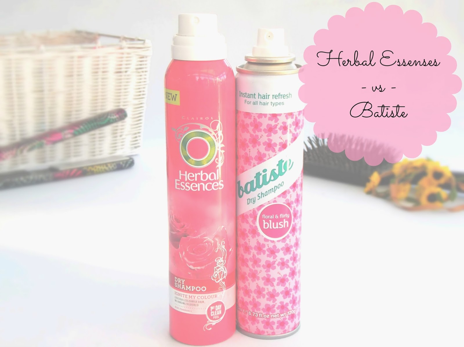 Megaaanii Herbal Essences vs Batiste dry shampoo